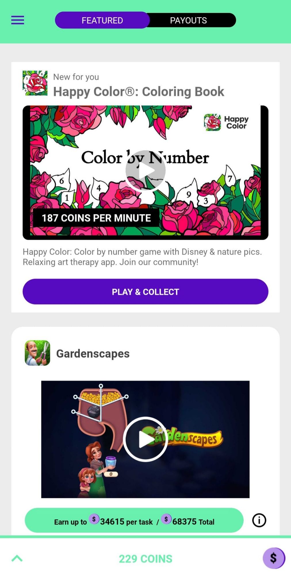 Money RAWR Earning Dashboard