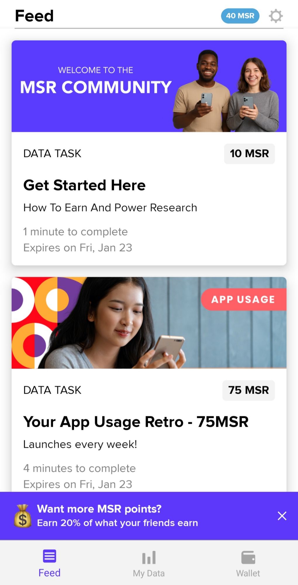 MSR Tasks Dashboard