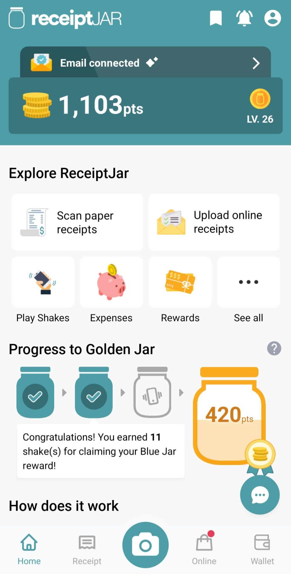 ReceiptJar Screenshot 1