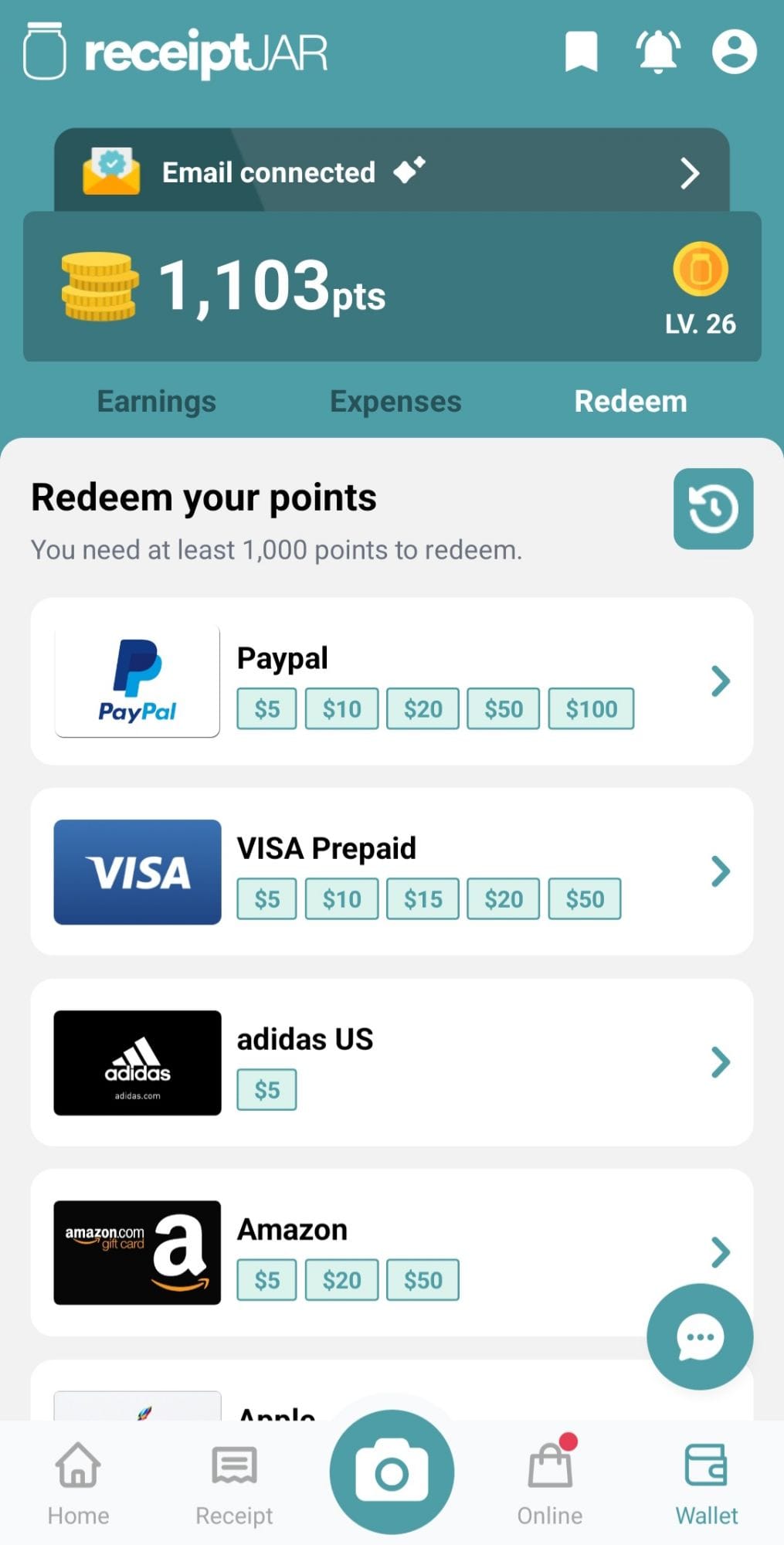 ReceiptJar Screenshot 5