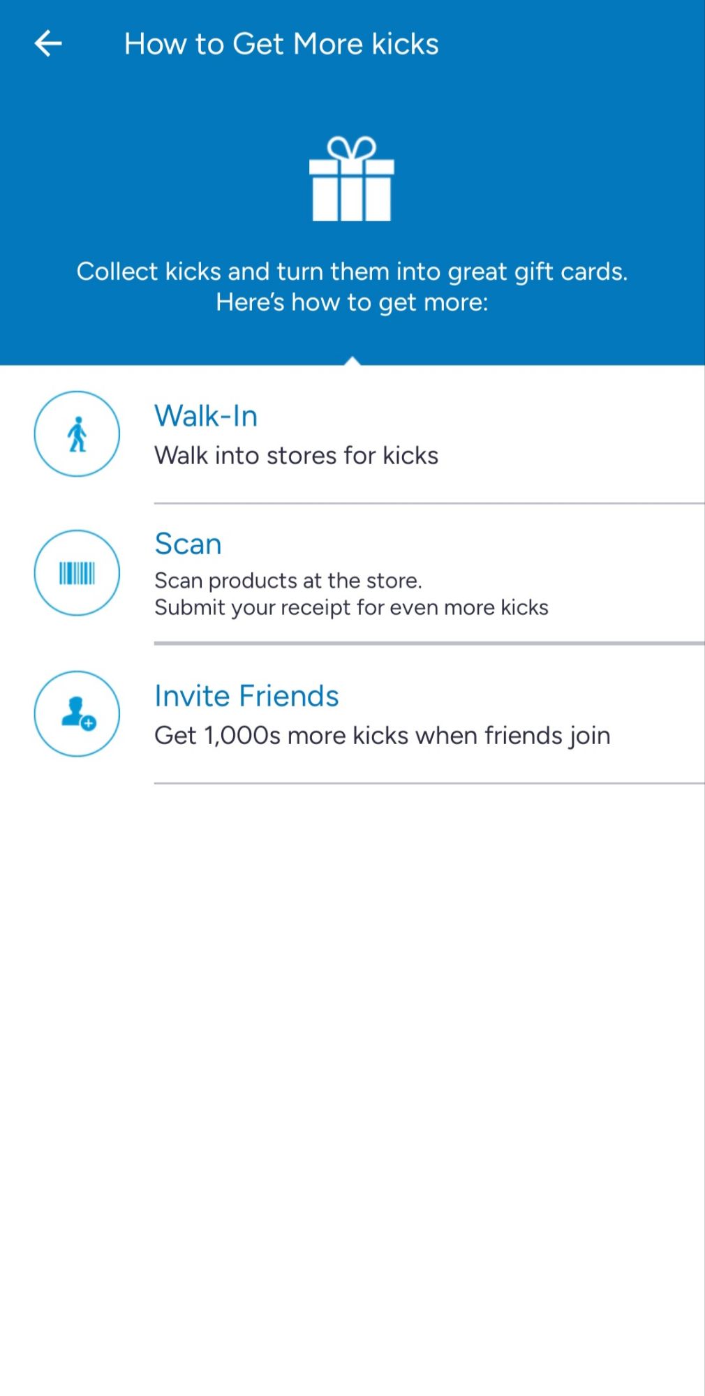 Shopkick Store Walk-ins