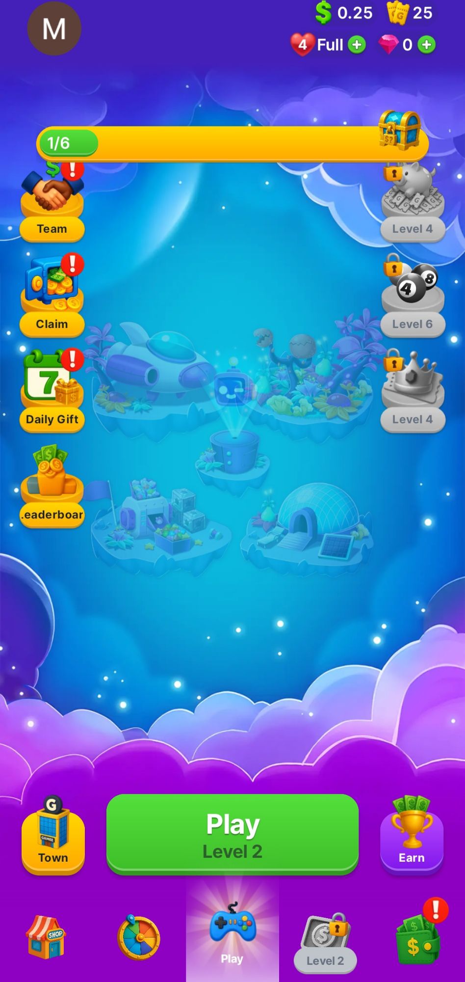 Space Glow Match-3 Puzzle Gameplay