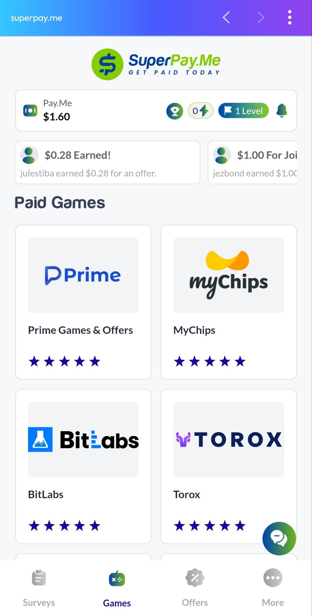 SuperPayMe Survey Partners