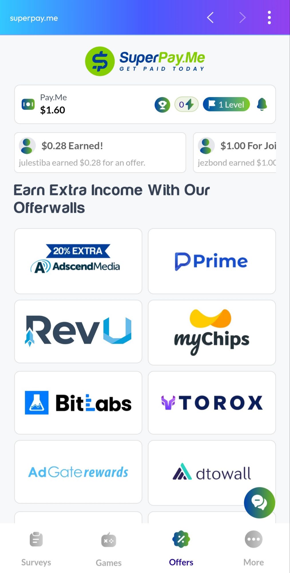 SuperPayMe Payout Methods
