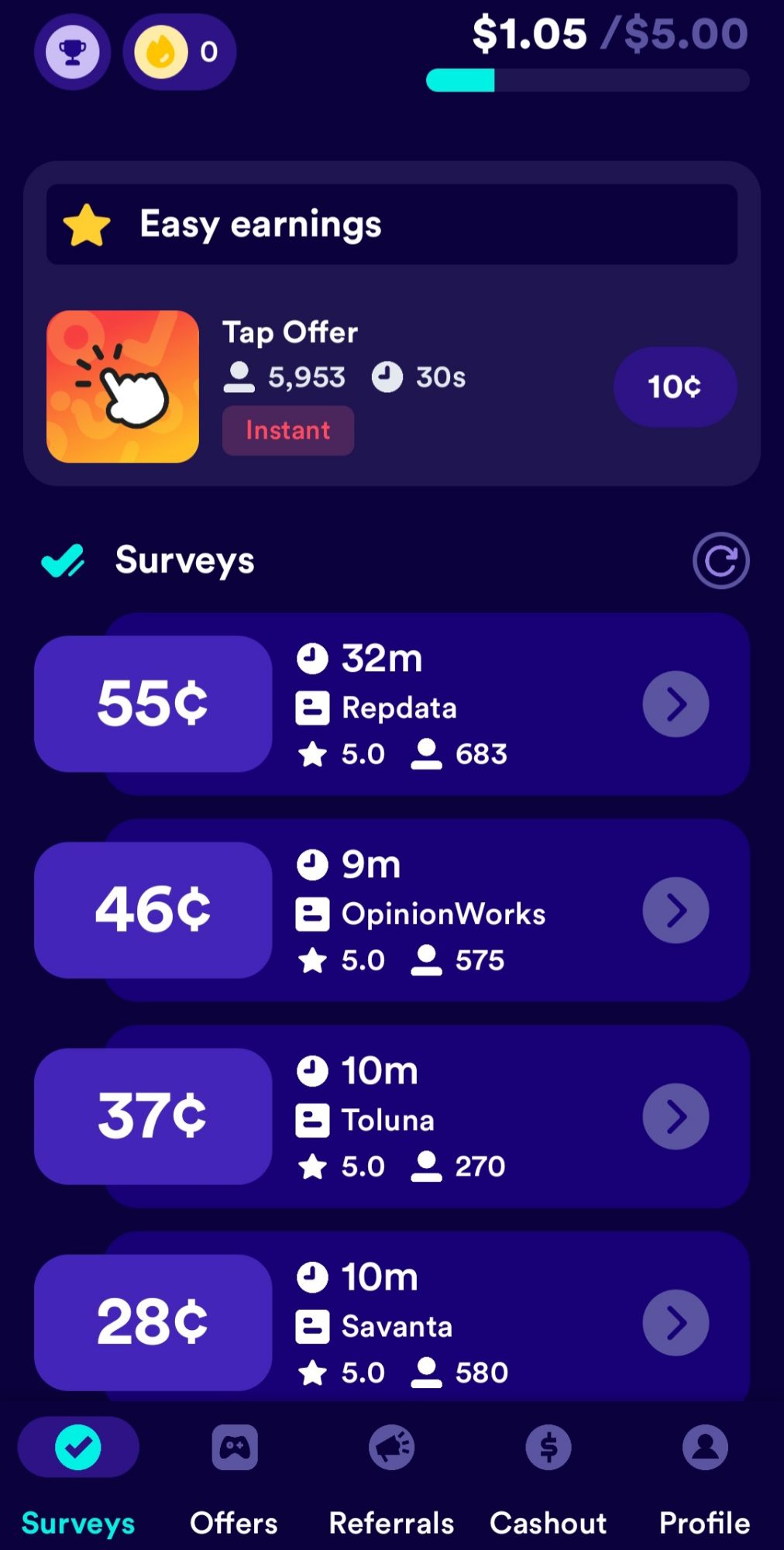 Survey Spin Dashboard