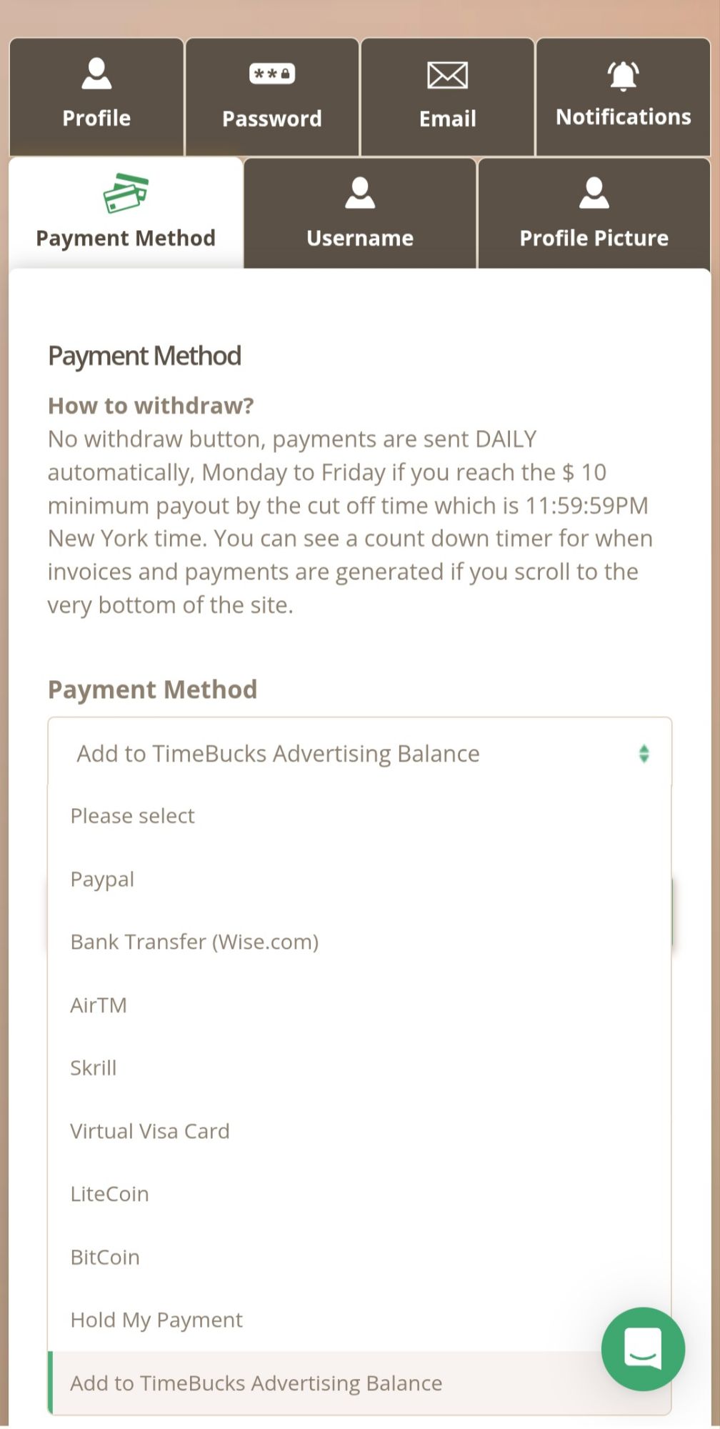 TimeBucks Referral Dashboard