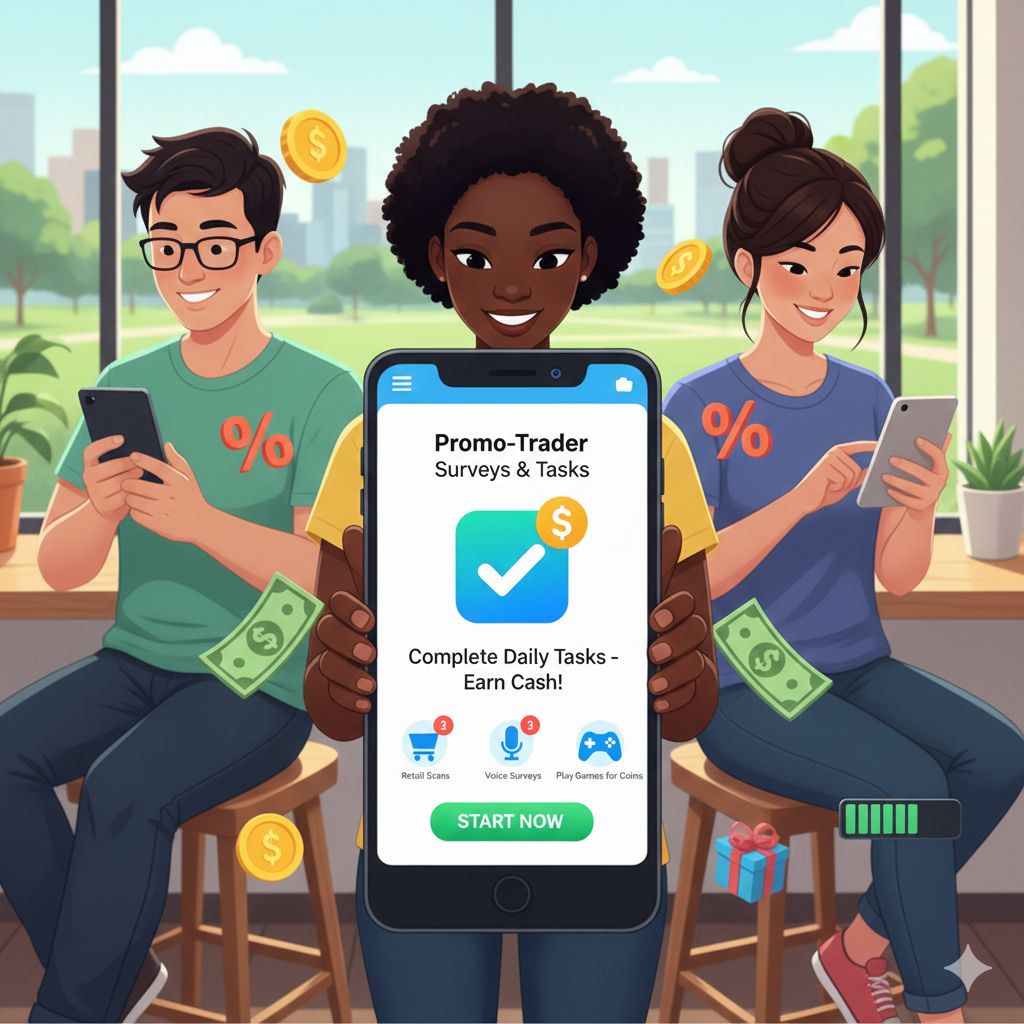 A professional guide on how to Earn Surveys & Tasks rewards with various digital task icons