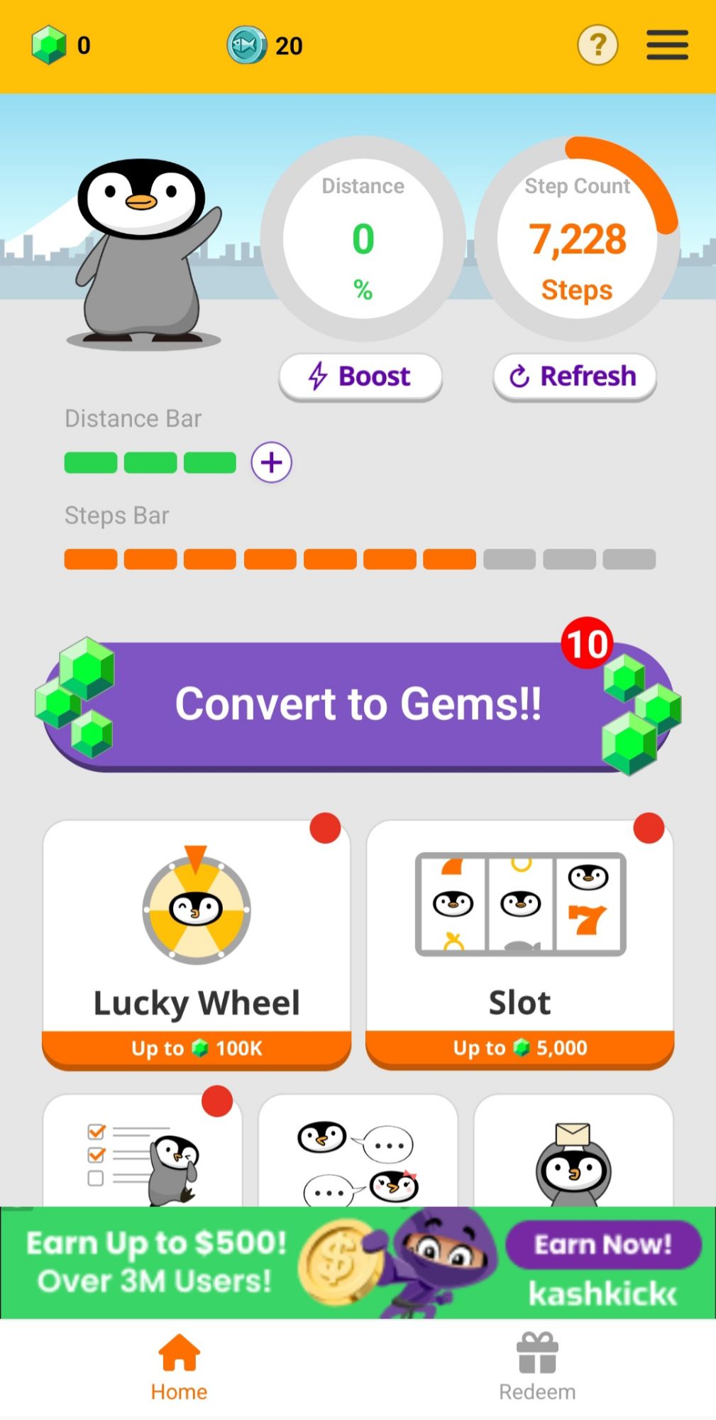 GeoSmile App Movement Tracker