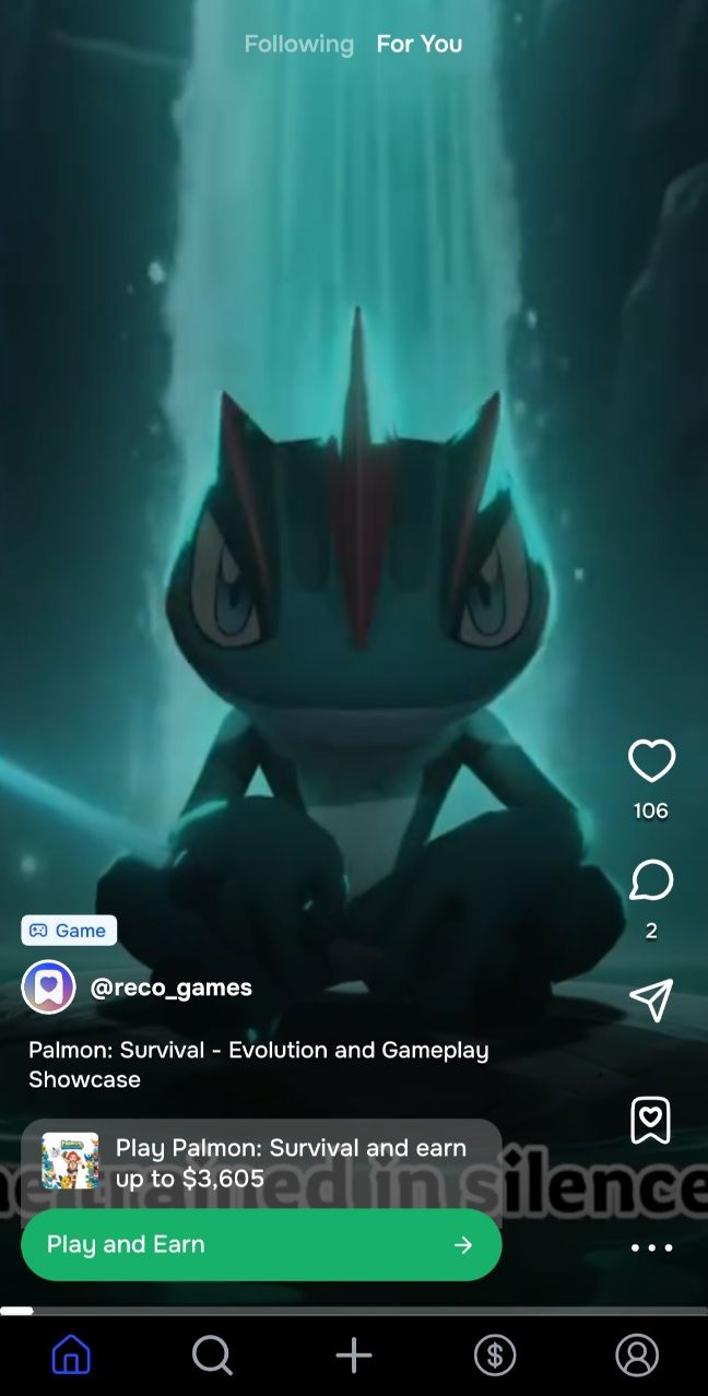 Reco Social App Interface