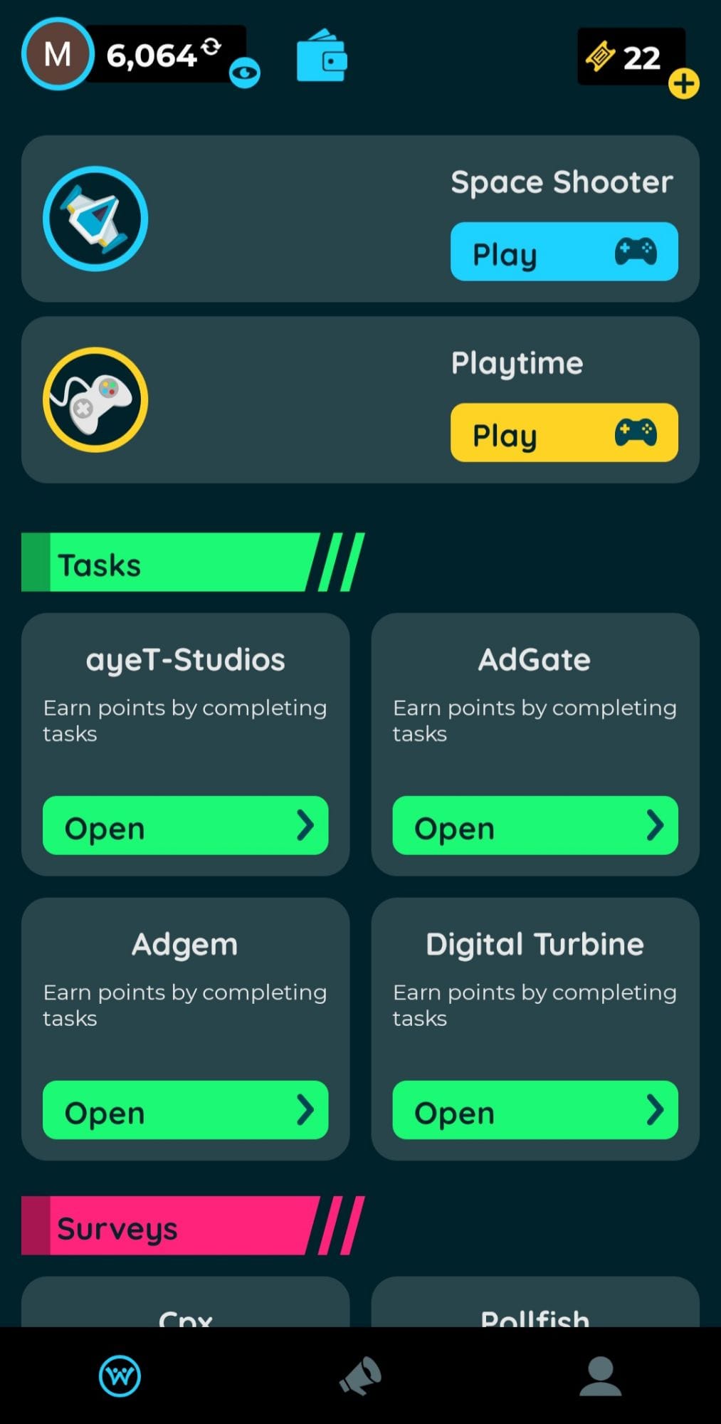 WePointz Space Shooter Gameplay