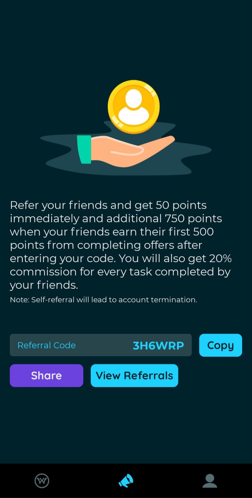 Referral Program Details